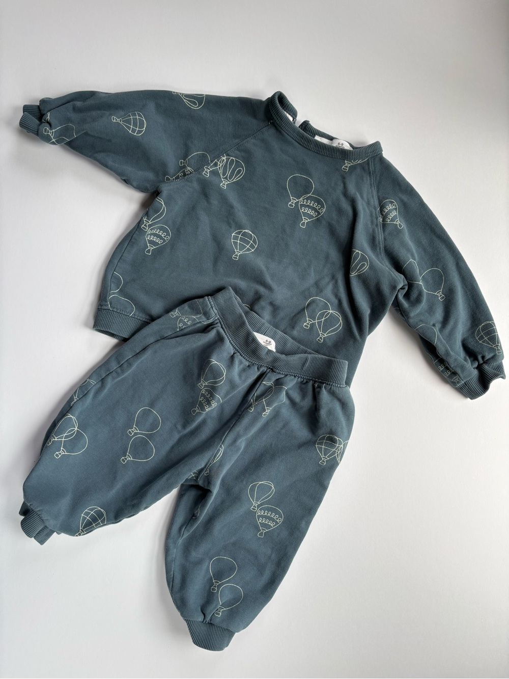 Zara Blue Balloon Set (6-9 months)
